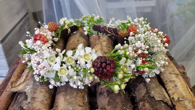 Květinové věnce na svatbu pro každé roční období
