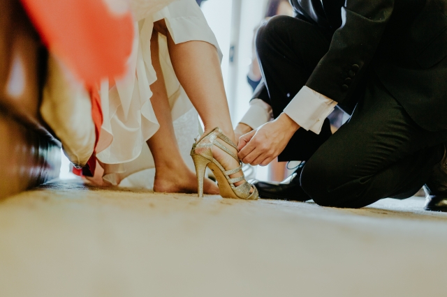Svatební lodičky na vysokém podpatku: Jak v nich  vydržet co nejdéle?