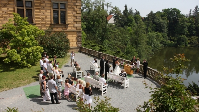 Svatby na zámku Průhonice