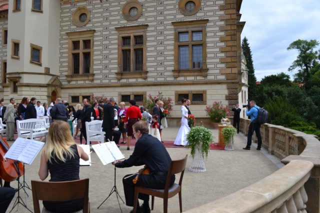 Svatby na zámku Průhonice