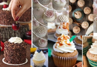 Trendem sladkostí na svatební hostině jsou tematické muffiny