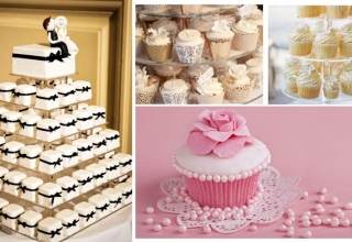 Svatební dort nahraďte cupcaky