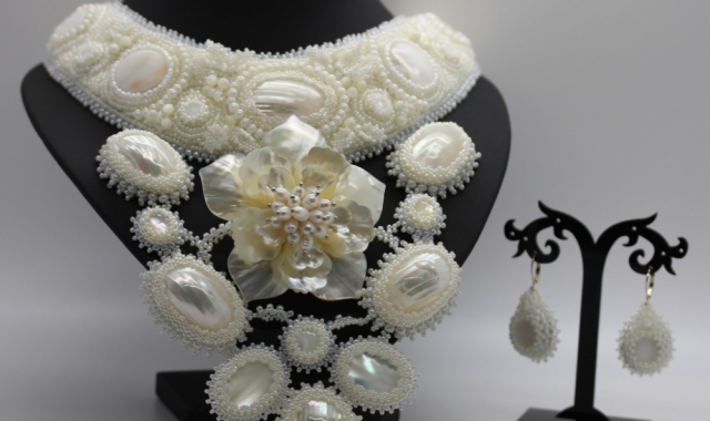 Svatební šperky z korálků