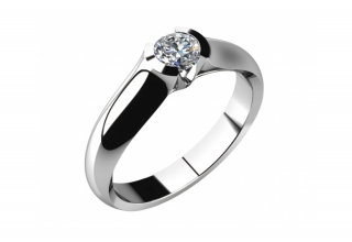 Zásnubní prsten - Briliant nebo zirkon